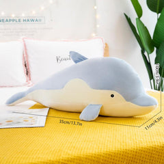 34cm Dolphin Plush Toy Aquarium Doll Sleeping Pillow Cushion Gift