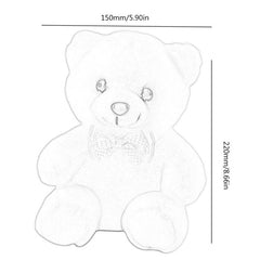 Romantic LED Glow Bear Plush Toy - Christmas/Birthday Gift