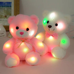 Romantic LED Glow Bear Plush Toy - Christmas/Birthday Gift