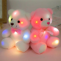 Romantic LED Glow Bear Plush Toy - Christmas/Birthday Gift