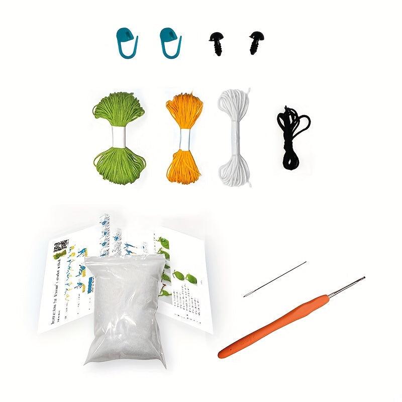 DIY Fabric Dino Knitting Kit - Create Your Own Cartoon Dinosaur