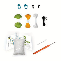 DIY Fabric Dino Knitting Kit - Create Your Own Cartoon Dinosaur