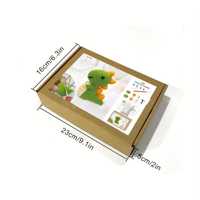 DIY Fabric Dino Knitting Kit - Create Your Own Cartoon Dinosaur