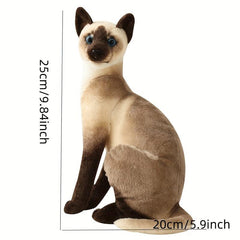 84' Plush Toy Cat Realistic Short Plush Cat Doll