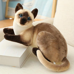 84' Plush Toy Cat Realistic Short Plush Cat Doll