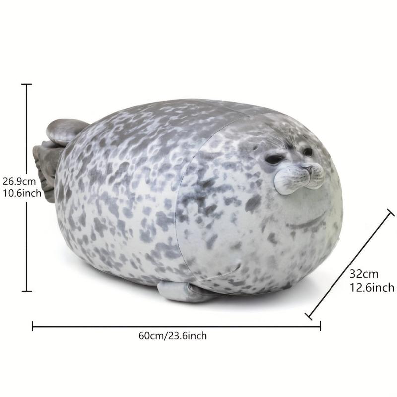 VIGEIYA Chubby Blob Seal Pillow Stuffed Plush Toy For Kids