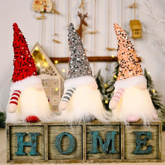 Sequin Hat Dwarf Doll Christmas Valentine Gift