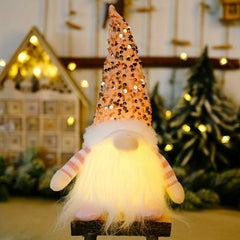 Sequin Hat Dwarf Doll Christmas Valentine Gift