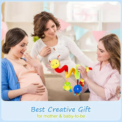 Spiral Pram Toys For Babies Wrap Around Pushchair Stroller Crib Sensory Toys