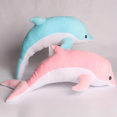 Dolphin Plush Toys Soft Animal Pillow Dolls for Children Girls Gift