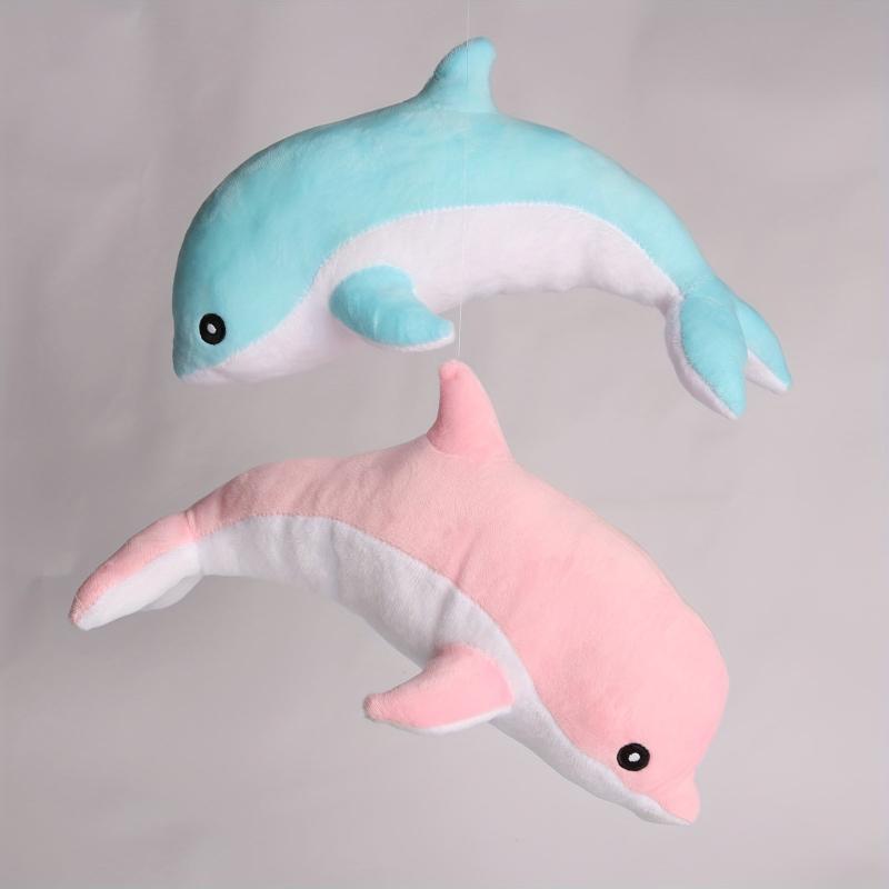 Dolphin Plush Toys Soft Animal Pillow Dolls for Children Girls Gift
