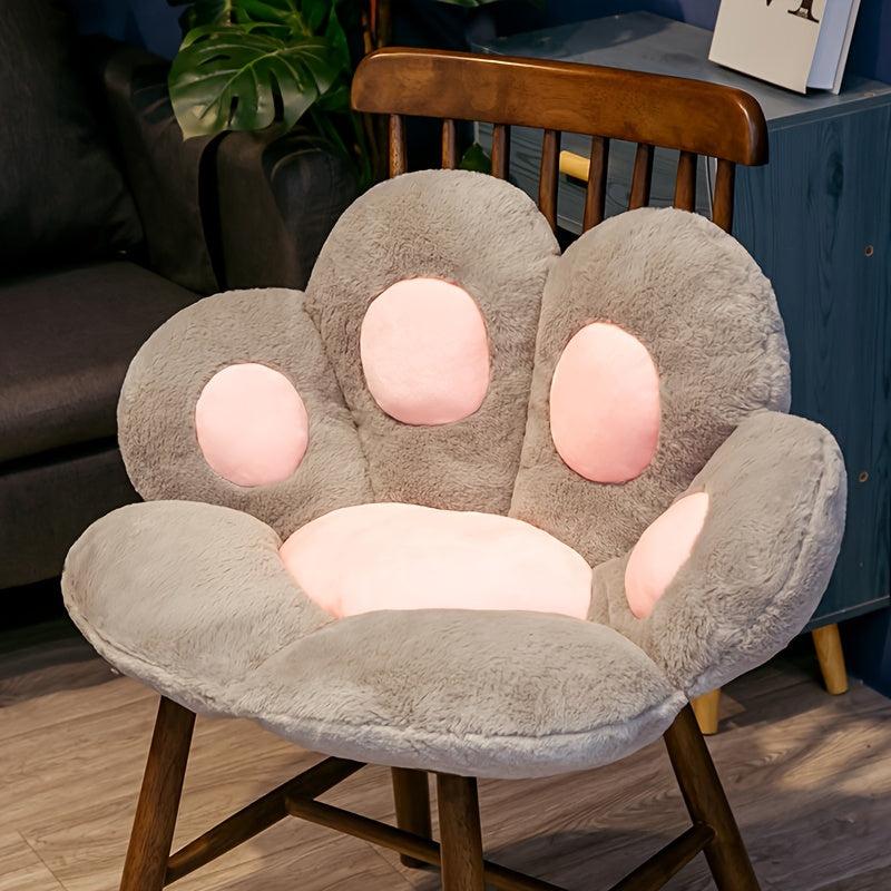 Bear Paw Seat Cushion - Winter Office Student Cat Paw Design