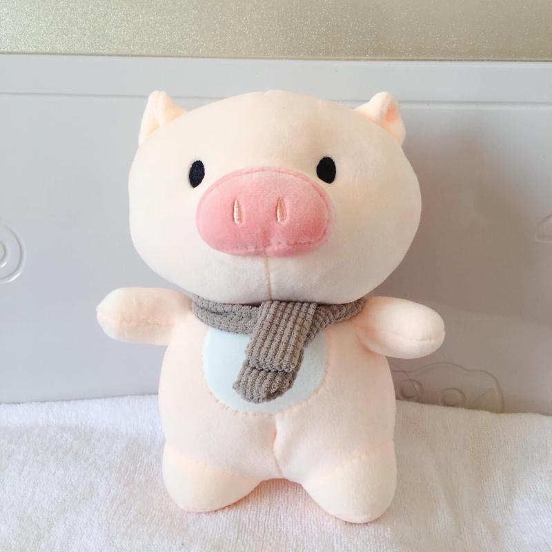Creative Station Version Scarf Series Pig River Horse Dinosaur Lion Plush Toy