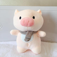 Creative Station Version Scarf Series Pig River Horse Dinosaur Lion Plush Toy