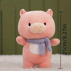 Creative Station Version Scarf Series Pig River Horse Dinosaur Lion Plush Toy