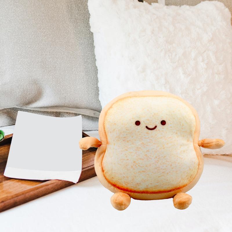 Toast Bread Pillow Small Soft Plush Pillow Toy Cartoon Stuffed Small Toy