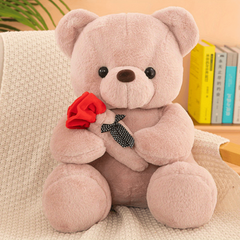 Confession Rose Teddy Bear Plush Toy - Valentine's Day Gift
