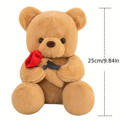 Confession Rose Teddy Bear Plush Toy - Valentine's Day Gift