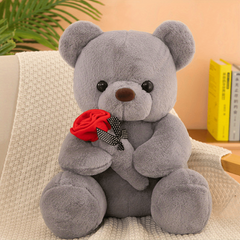 Confession Rose Teddy Bear Plush Toy - Valentine's Day Gift
