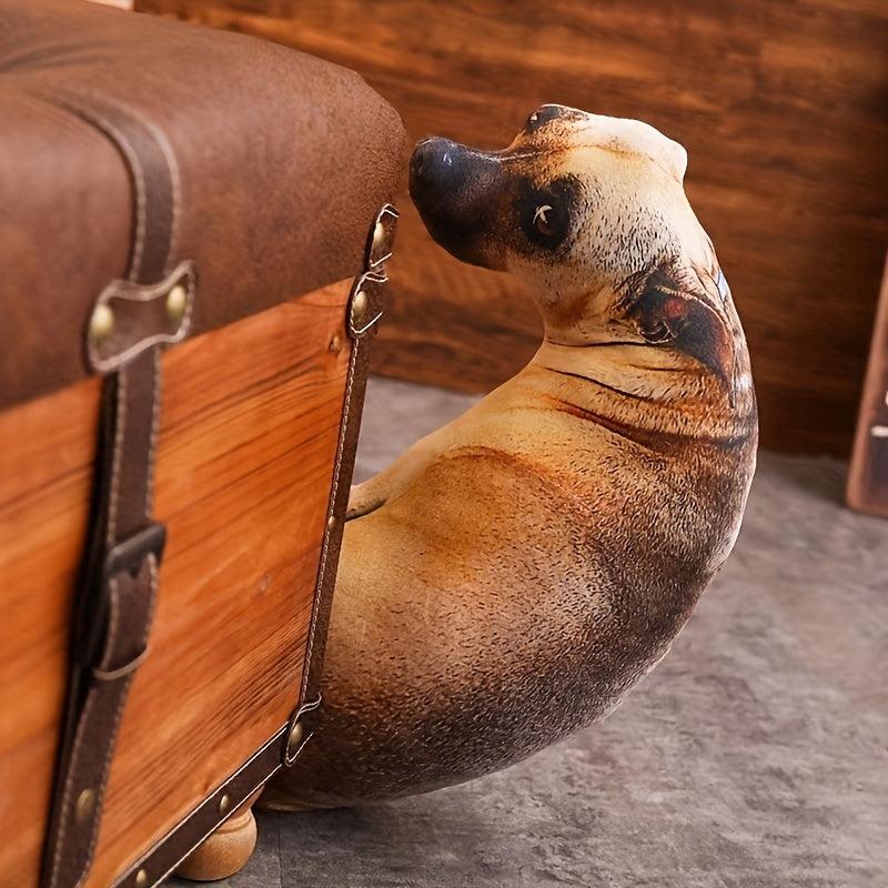 3D Simulation Dog Pillow Plush Toy Dog Doll Fun Plush Doll Pillow Decoration