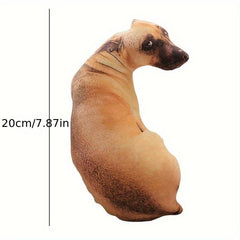 3D Simulation Dog Pillow Plush Toy Dog Doll Fun Plush Doll Pillow Decoration