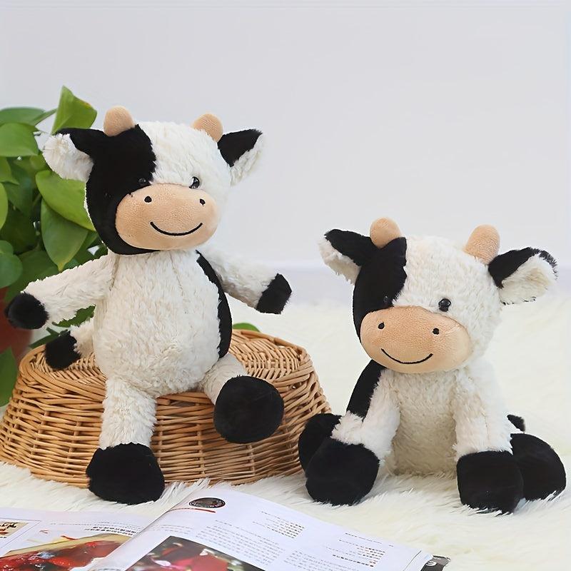 Cow Plush Toy Standing/Sitting 8.7in & 11.8in - Gift for Halloween