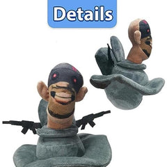 Horror Halloween Toilet Plush Toy Stuffed Plushie Doll Toys Collectible
