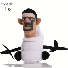Toilet Man Spoof Plush Toy Doll Funny Gag Gift