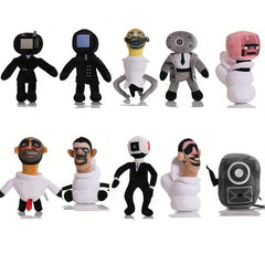 Toilet Man Spoof Plush Toy Doll Funny Gag Gift
