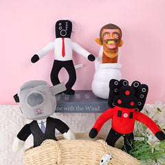 Cameraman Plush Toy Set - Fun Trio for Kids & Collectors