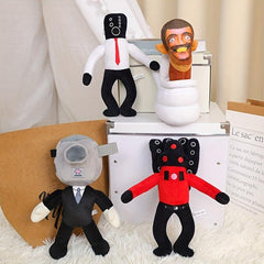 Cameraman Plush Toy Set - Fun Trio for Kids & Collectors