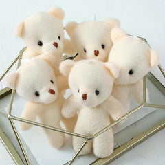 2pcs Bear Plush Toy Bag Decorations Gift for Students
