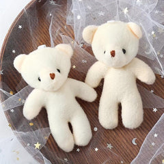 2pcs Bear Plush Toy Bag Decorations Gift for Students