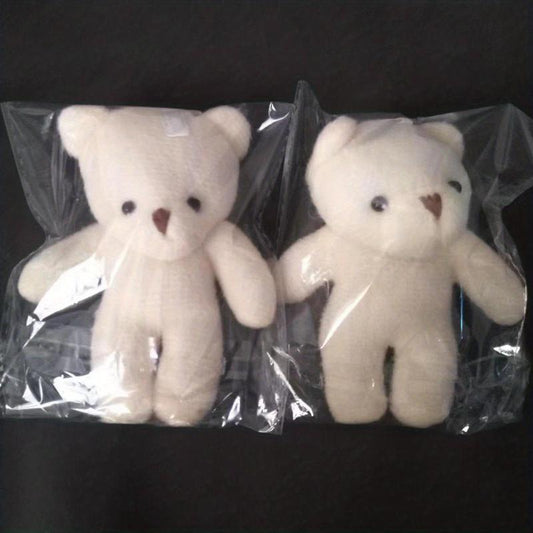 2pcs Bear Plush Toy Bag Decorations Gift for Students