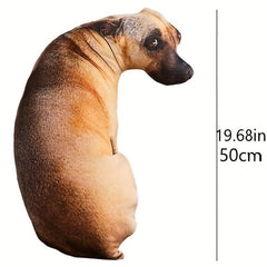 68in 3d Simulated Dog Plush Toy Dog Doll