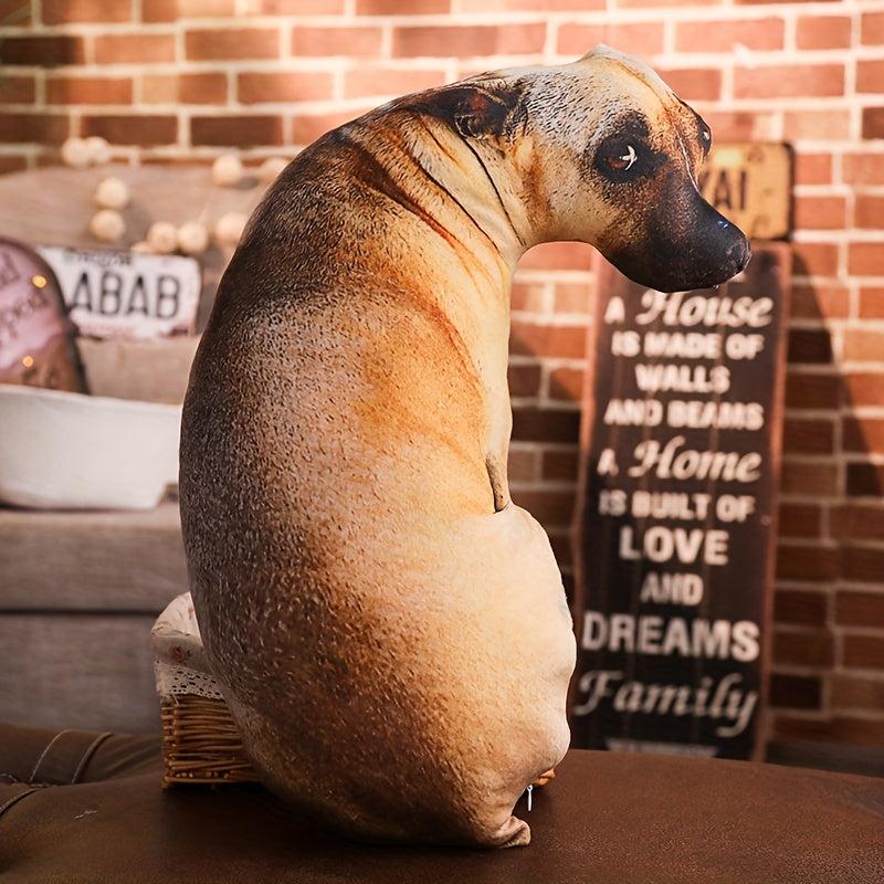 68in 3d Simulated Dog Plush Toy Dog Doll