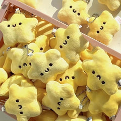 Squeaky Star Plush Bag Pendant Decompression Gift for Women