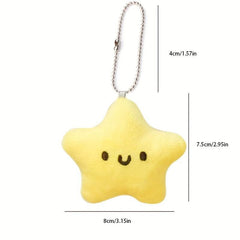 Squeaky Star Plush Bag Pendant Decompression Gift for Women