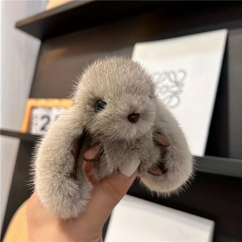 Mink Plush Rabbit Keychain Bag Pendant