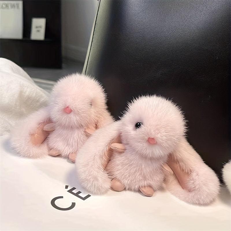 Mink Plush Rabbit Keychain Bag Pendant