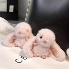 Mink Plush Rabbit Keychain Bag Pendant
