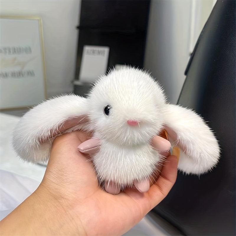 Mink Plush Rabbit Keychain Bag Pendant