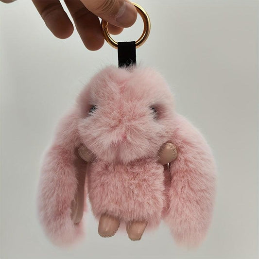 Mink Plush Rabbit Keychain Bag Pendant