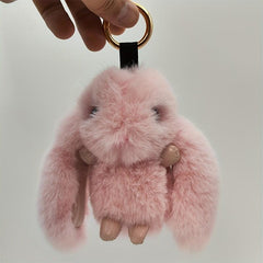 Mink Plush Rabbit Keychain Bag Pendant