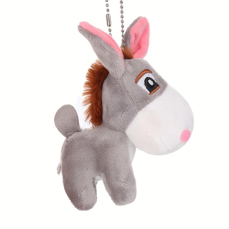 Plush Donkey Toy Doll Gift Pendant Wedding Bouquet Decor