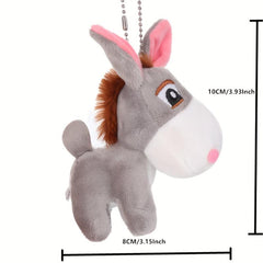 Plush Donkey Toy Doll Gift Pendant Wedding Bouquet Decor