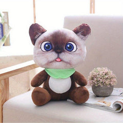 Cute 3D Soft Cat Dolls - Stuffed Animal Toys & Pillow Cushions for Kids