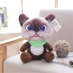 Cute 3D Soft Cat Dolls - Stuffed Animal Toys & Pillow Cushions for Kids