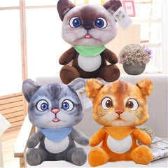 Cute 3D Soft Cat Dolls - Stuffed Animal Toys & Pillow Cushions for Kids