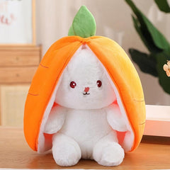 Strawberry Rabbit Doll Plush Toy & Carrot Doll Car Birthday Party Gift